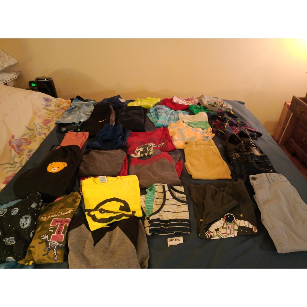 Boys Size 6/7 Mixed Brands Clothing Lot Multicolor Casual Sporty Bundle 20+ Pcs